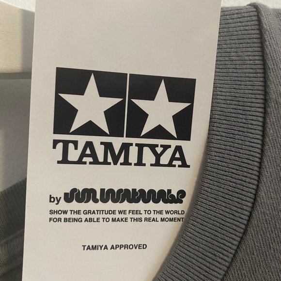 Grey VINTAGE Tamiya T-shirt Racing Stars - Picture 5 of 5